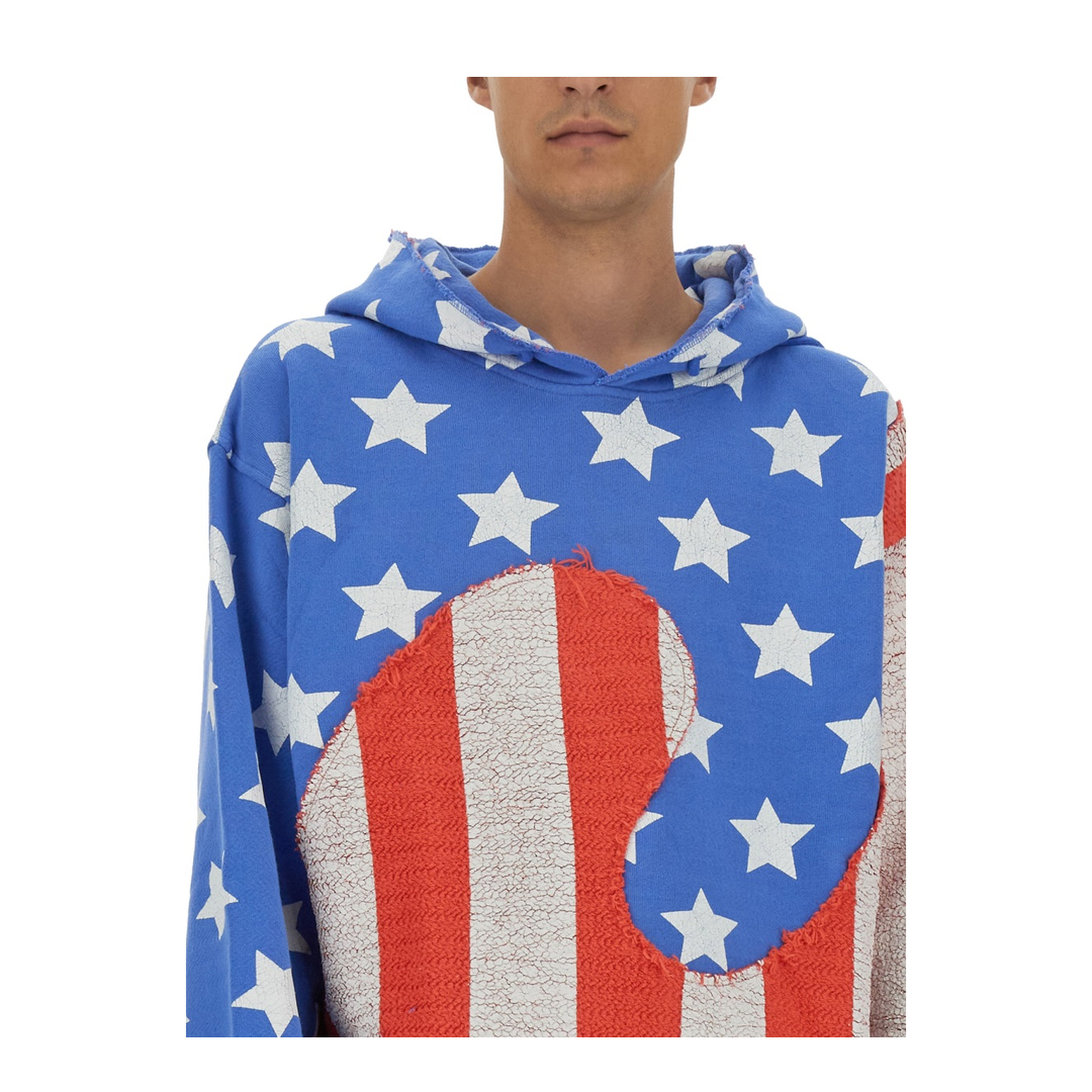 MAYFEYR - ERL - Stars And Stripes Swirl Sweatshirt - ERL07T022BLUE