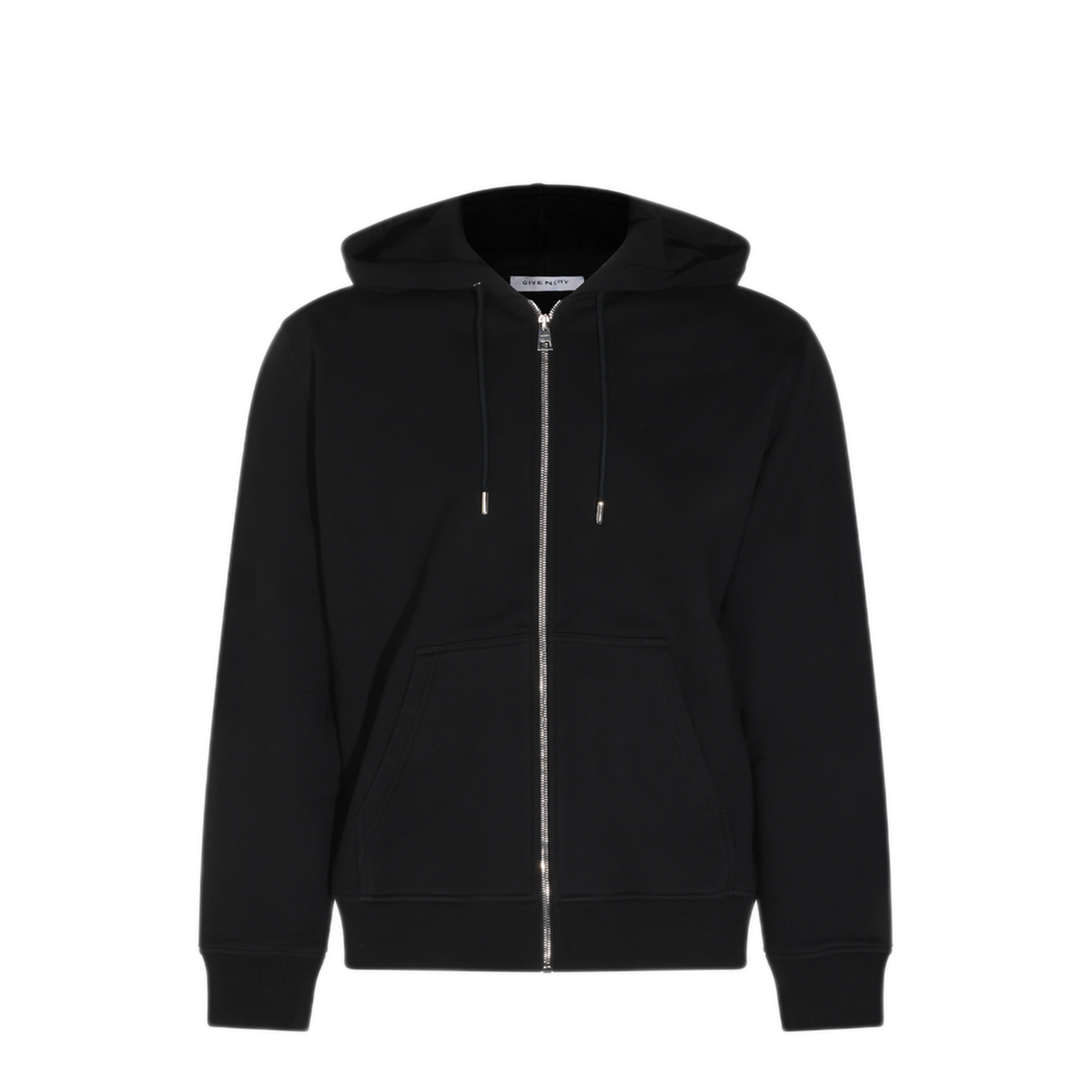 Hooded Cotton Sweatshirt In Black