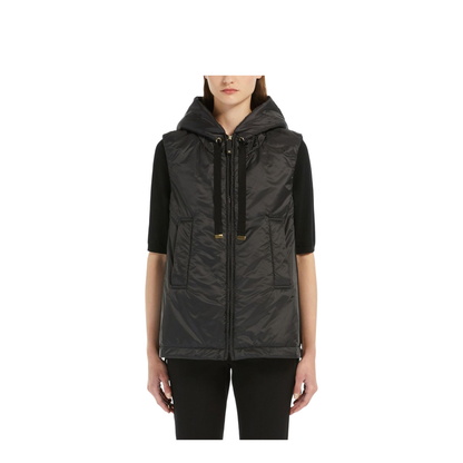 Quilted Design Jacket Black
