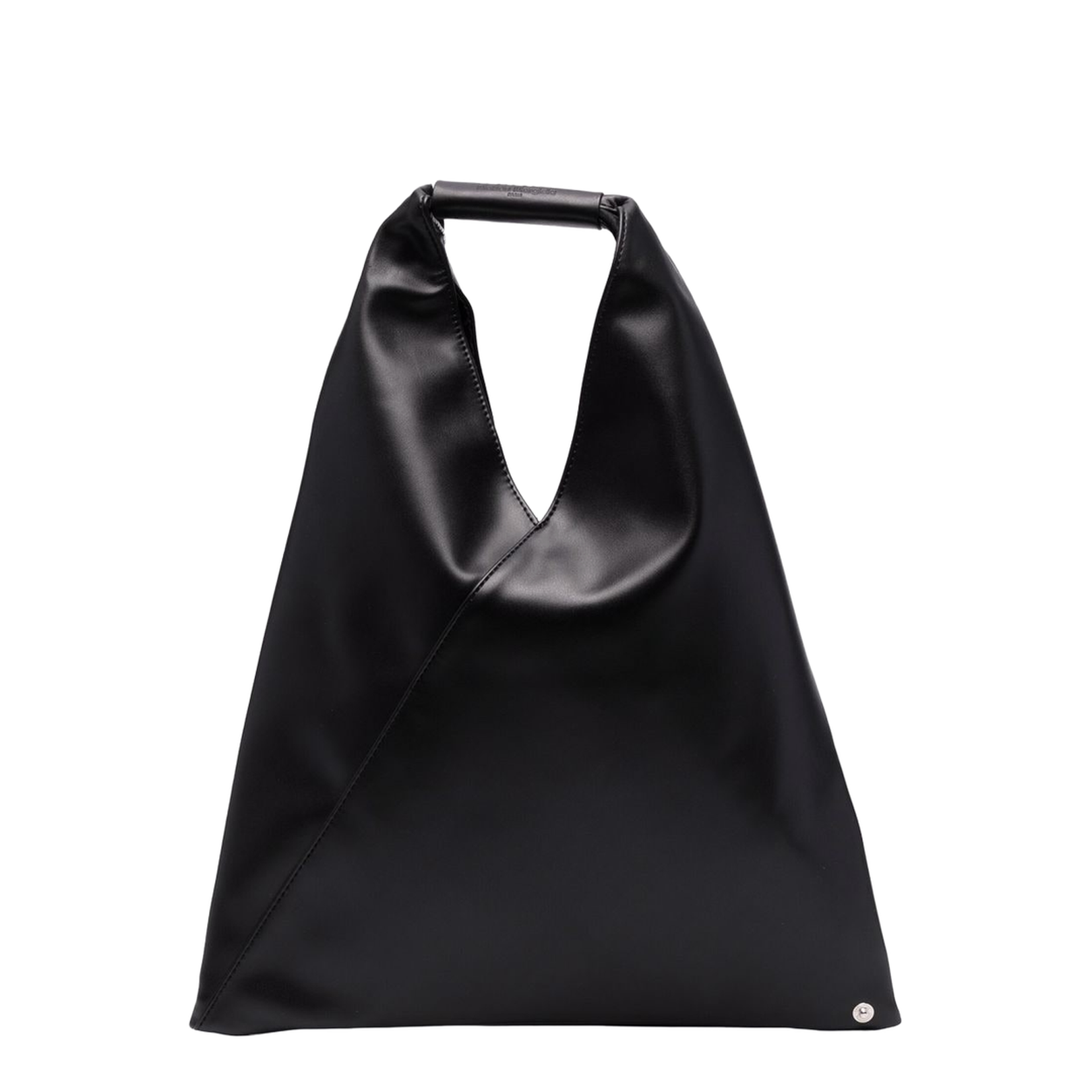 Black PU Leather Japanese Knot Bag