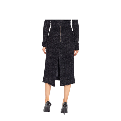 Tweed Midi Skirt