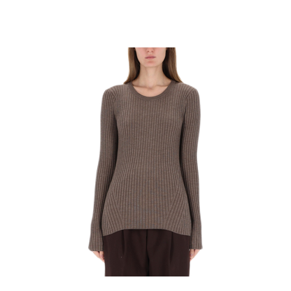 MAYFEYR - HELMUT LANG - Ribbed Top With Open Back - P06HW70421G