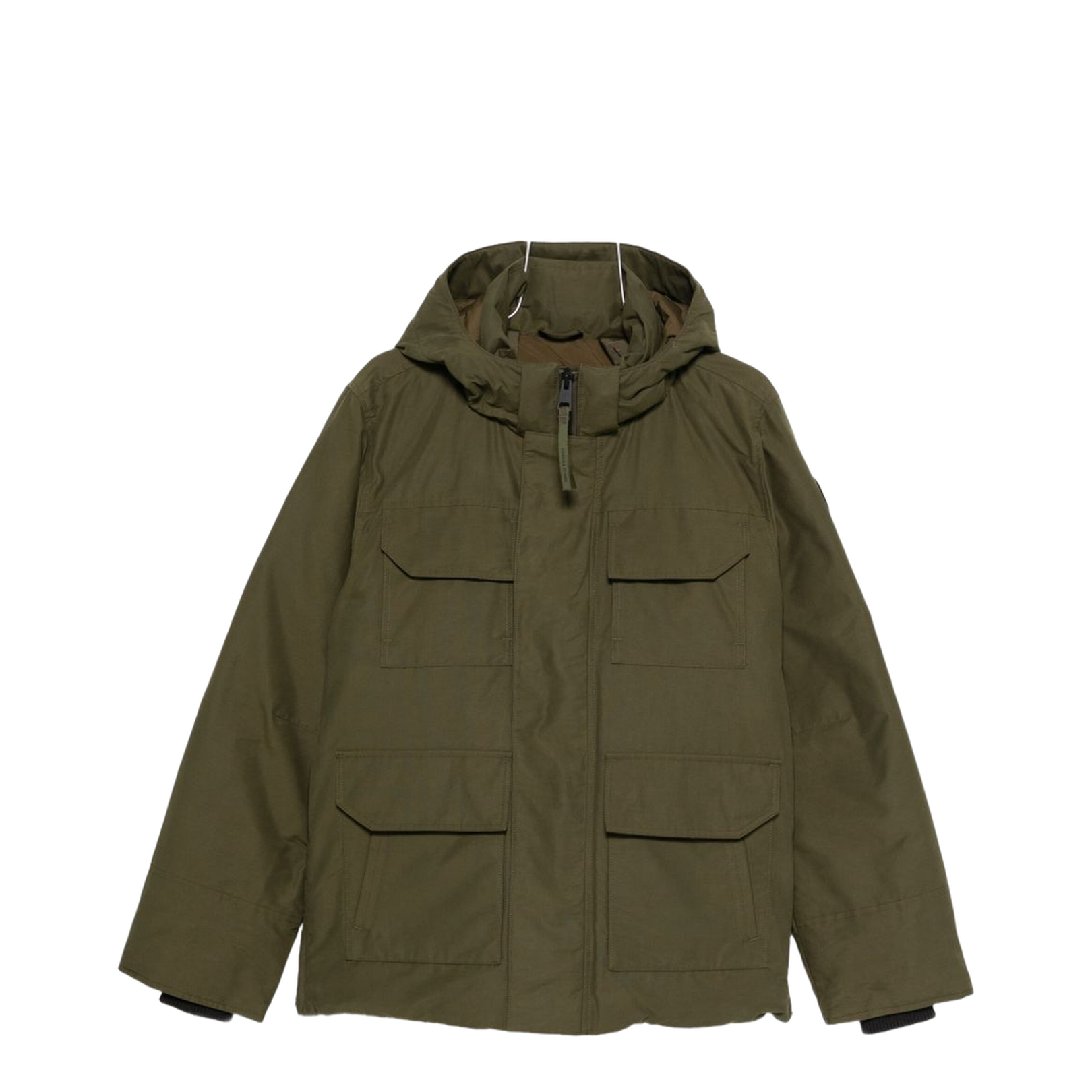 Army Green Cotton Blend Maitland Down Jacket