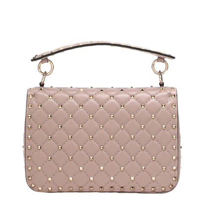 Rockstud Spike Leather Shoulder Bag