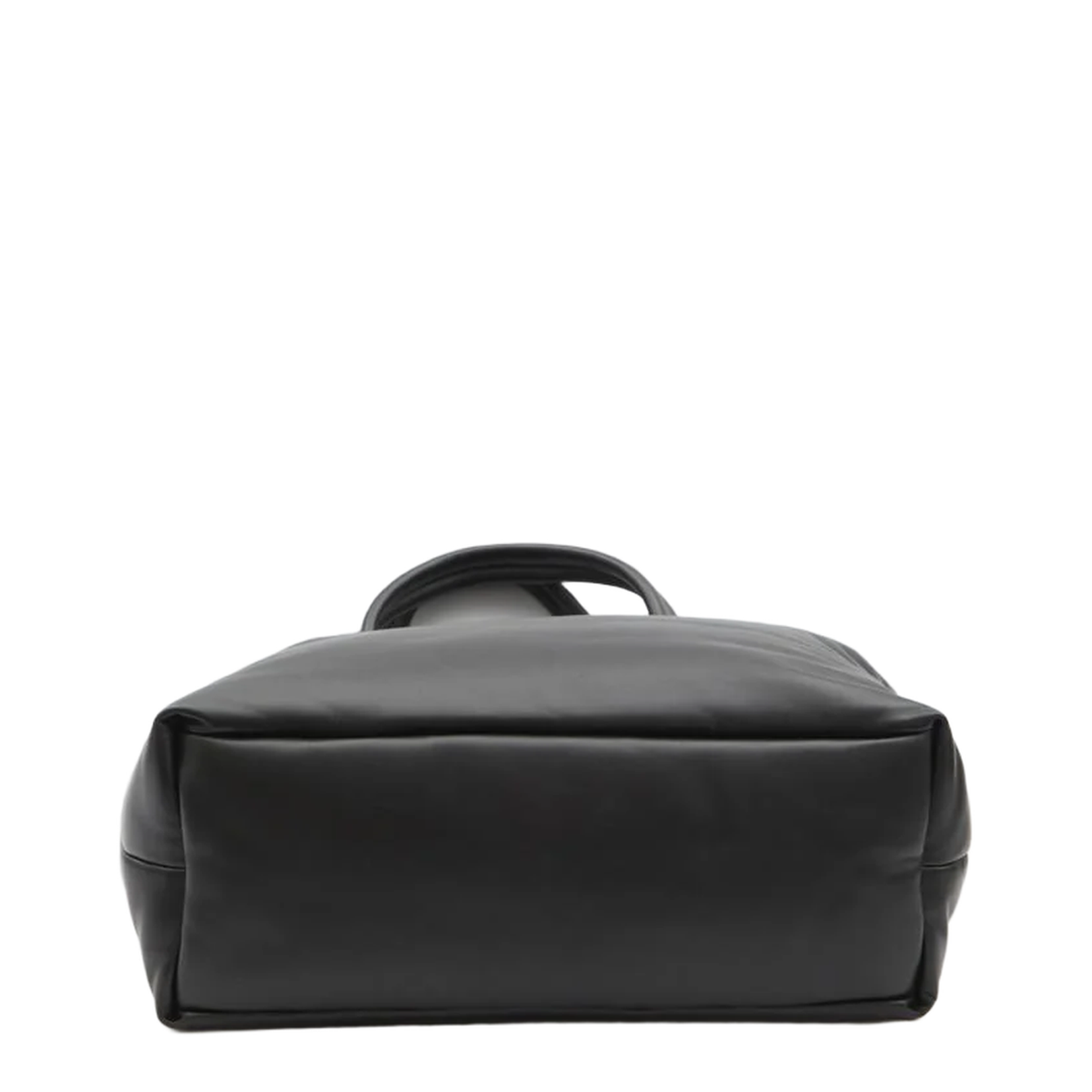 Tote Bag in Soft Black Lambskin Nappa
