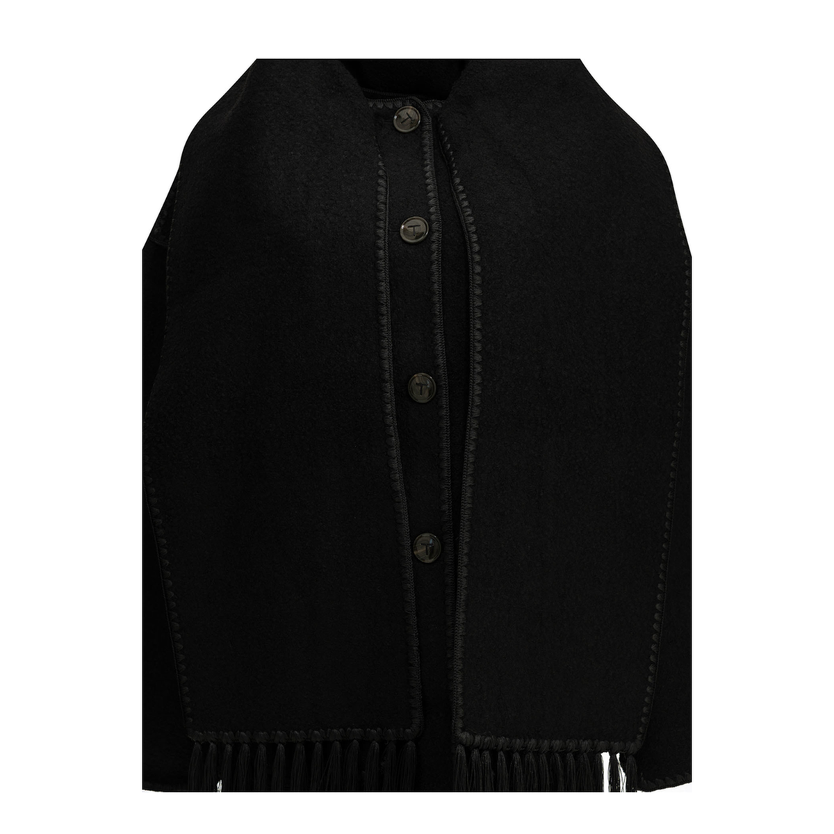 MAYFEYR - Toteme - Short Wool Coat - 2441018201200BLACK