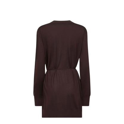 MAYFEYR - Dries Van Noten - Tibati Long Cardigan With Thin Belt - 0112042700