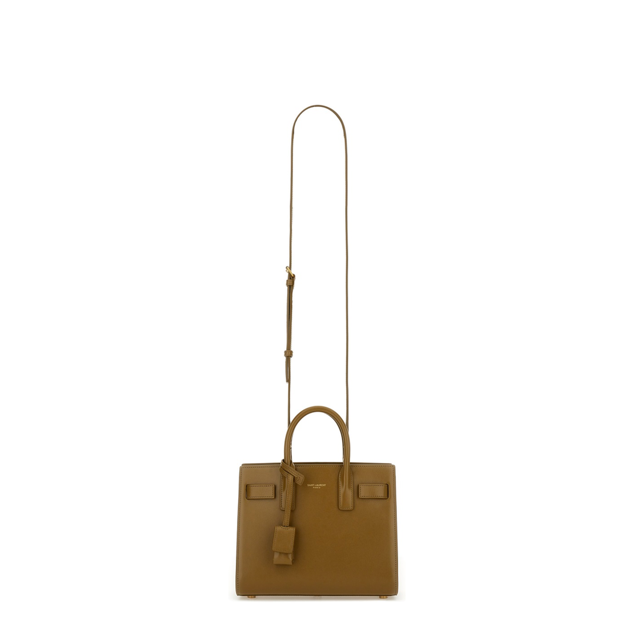 Sac De Jour Nano Leather Handbag Khaki