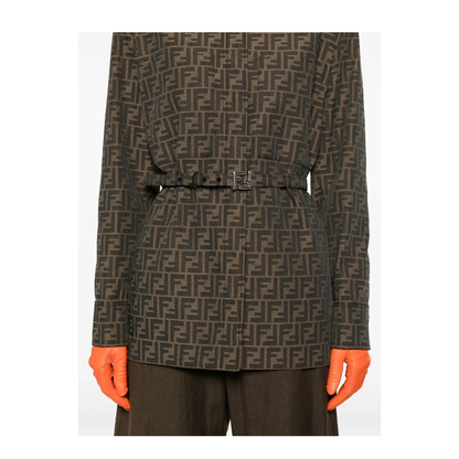 MAYFEYR - Fendi - Jacquard Canvas Shirt Jacket - FJ7564A5W3