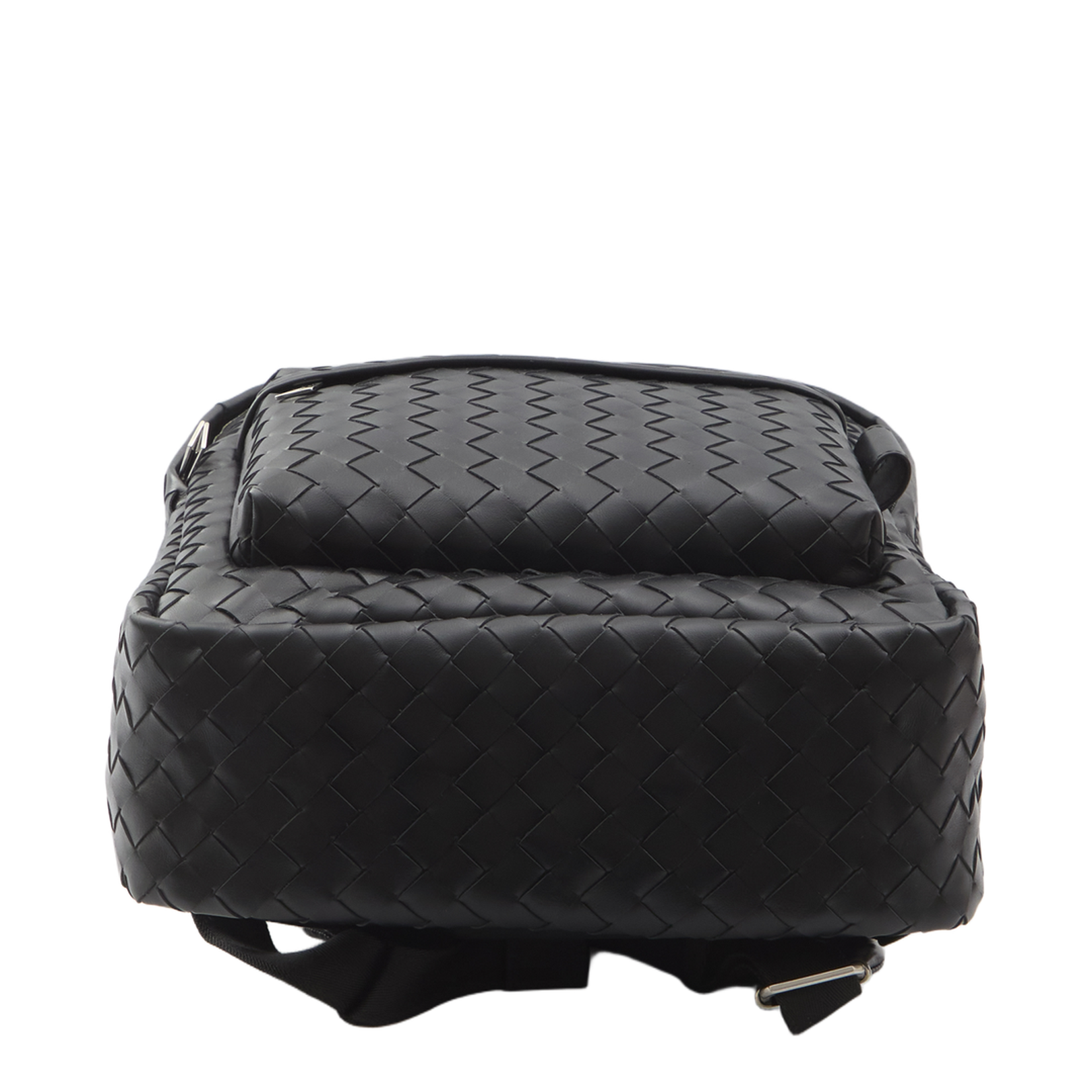 Black Intrecciato Backpack