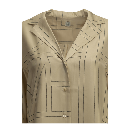 MAYFEYR - Toteme - Monogram Casual Shirt - 213755707926IVORY