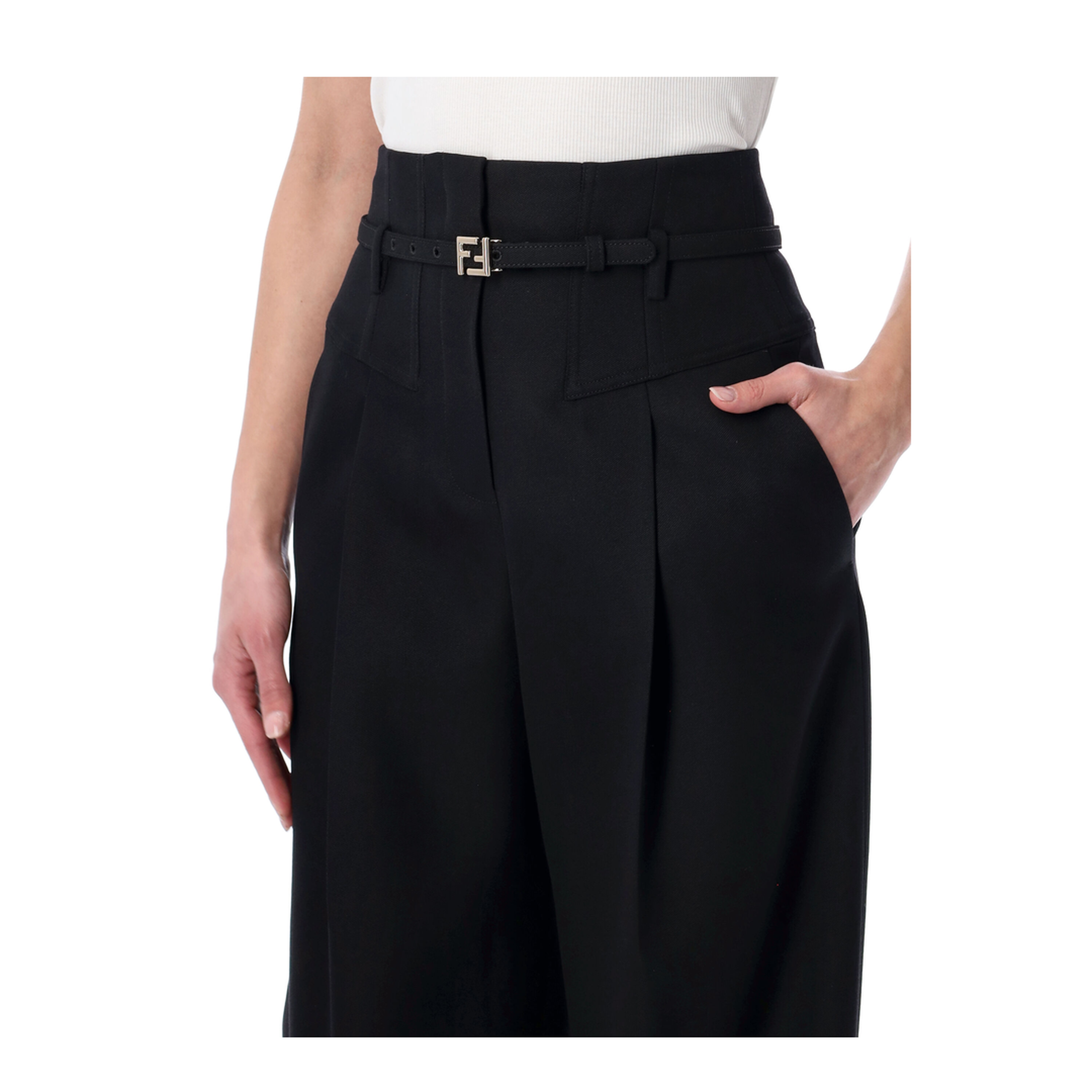 MAYFEYR - Fendi - Trousers Black - FR6673AJYFF0GME