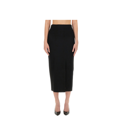Asymmetric Plain Skirt