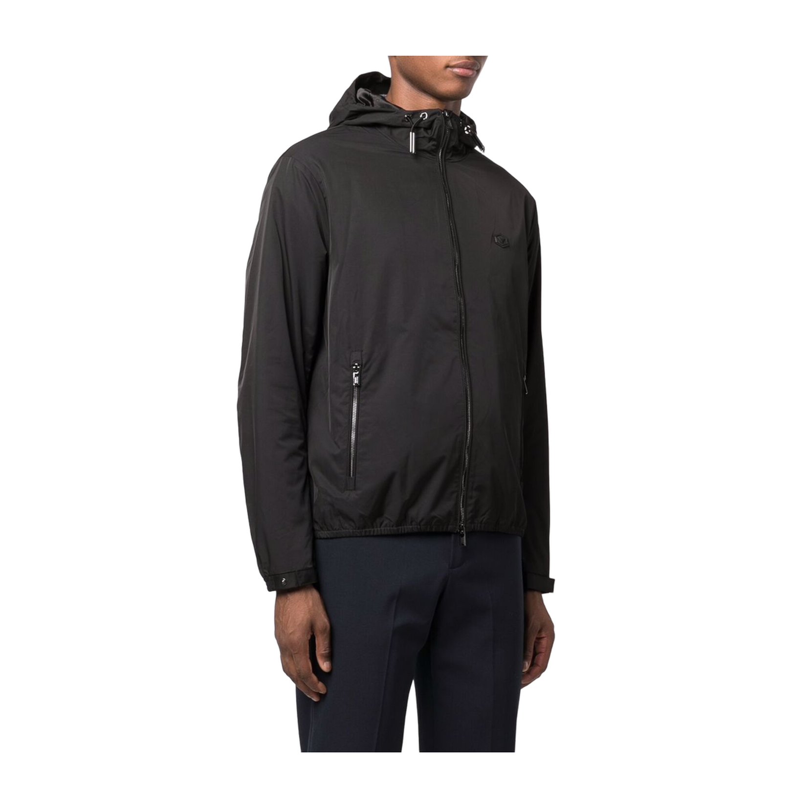 Water-Repellent Hooded Jacket