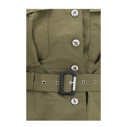 MAYFEYR - Alexander Mcqueen - Cropped Belted High Neck Jacket - 875815QEAHY3093