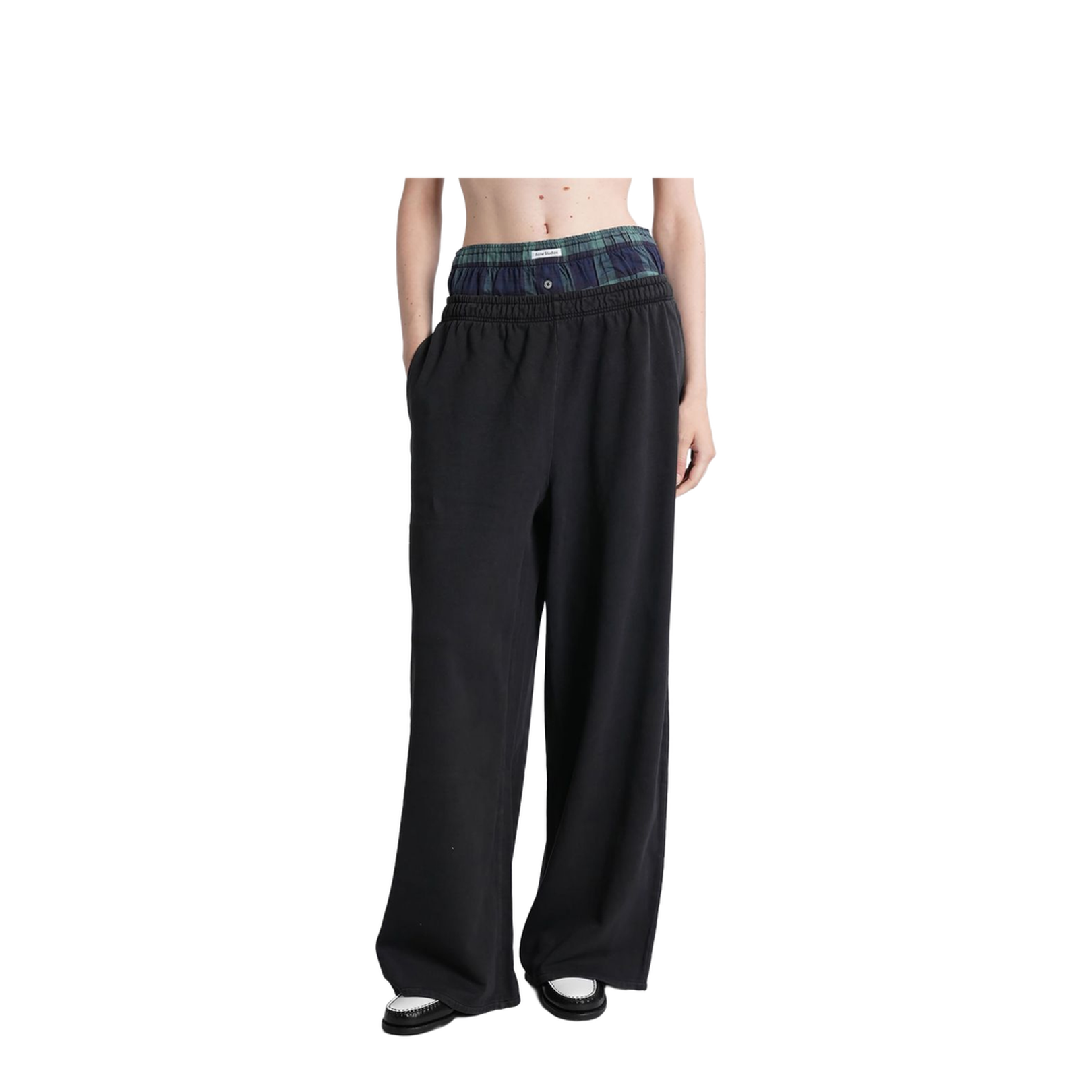 Felle Sweatpants with Boxers Black & Green