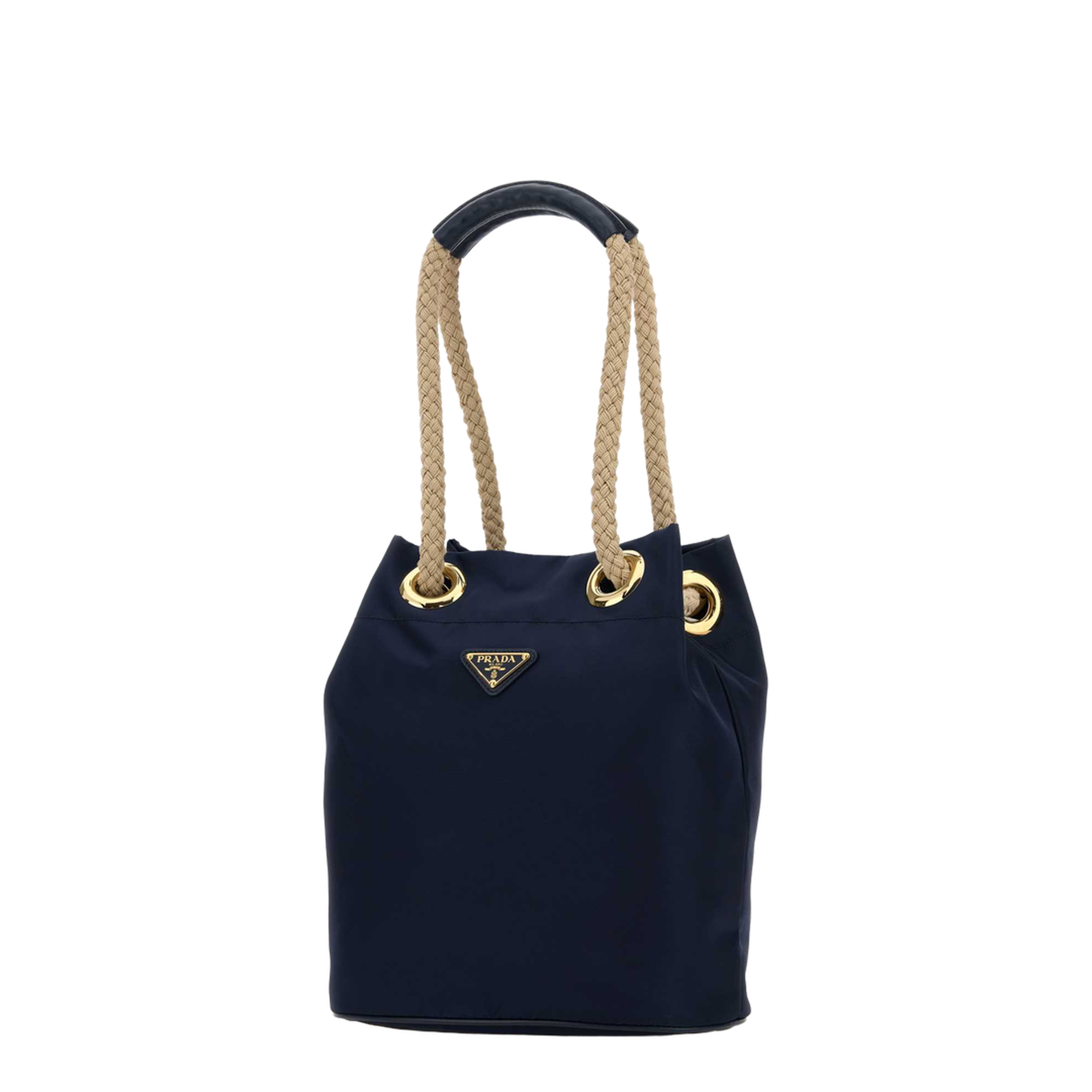 MAYFEYR - Prada - Navy Blue Re-Nylon Mariner Bucket Bag - 1BE0822HG8F0216