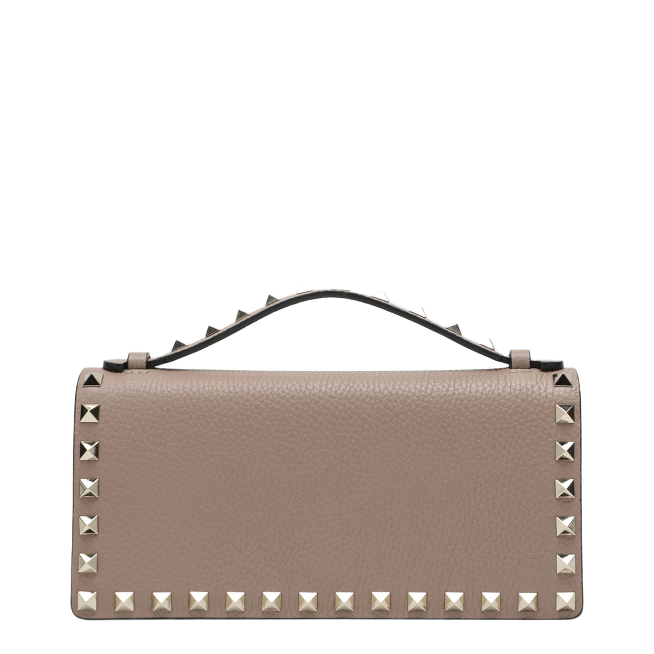 MAYFEYR - Valentino - Rockstud Pink Powder Chain Wallet - 9W2P0AK2VSHP45