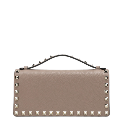 MAYFEYR - Valentino - Rockstud Pink Powder Chain Wallet - 9W2P0AK2VSHP45