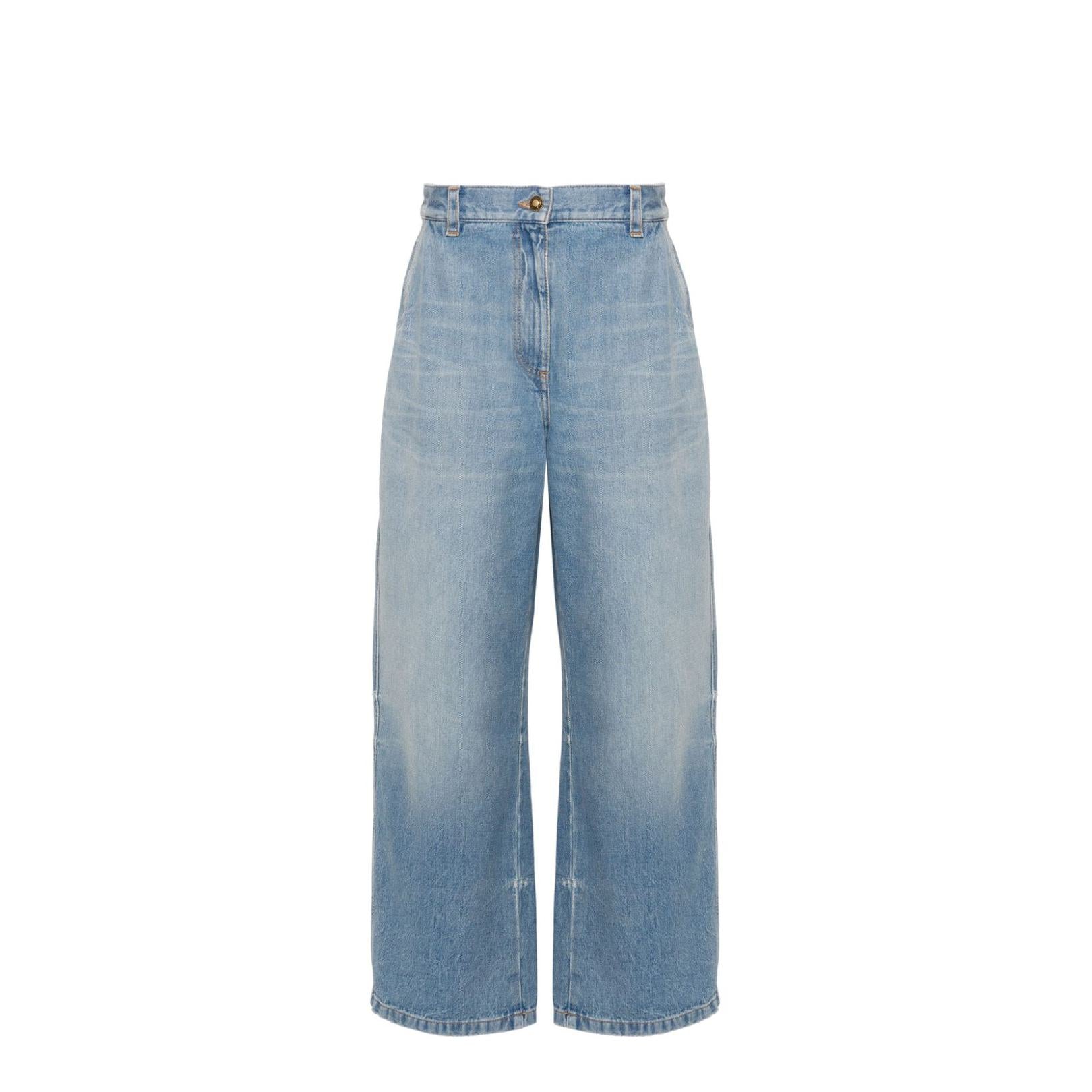 Palm Angels Jeans Clear Blue