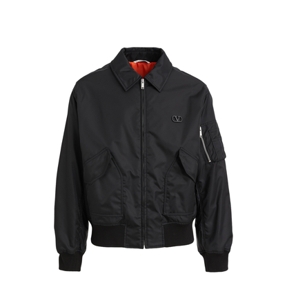 Nylon Bomber Jacket