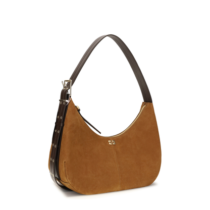 MAYFEYR - Ganni - Suede Vegan Shoulder Bag - C1040024