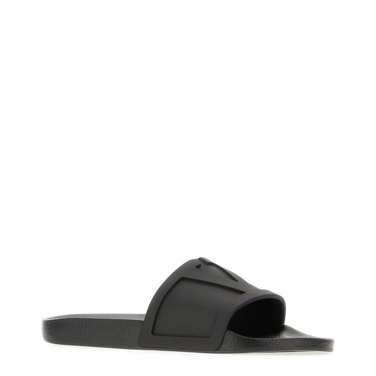 Maxi VLogo Signature Single Toe Strap Moulded Footbed Flat Rubber Sole