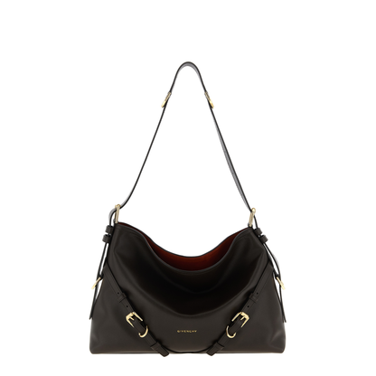 Medium Voyou Bag in Shiny Leather