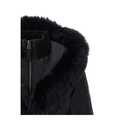 Black Polyester Down Jacket