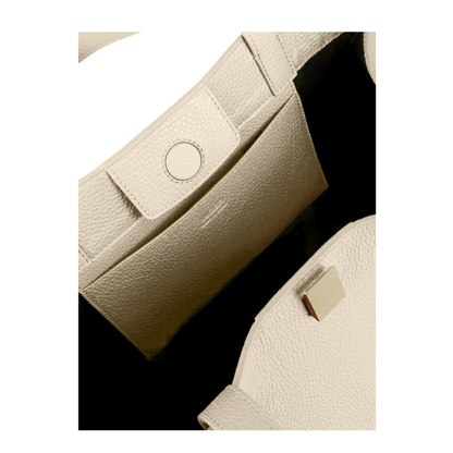 MAYFEYR - Yuzefi - Gyoza Tote In Pebble Grain Leather - GYOZATOTEPEBBLEGRAINLEATHERANGORA