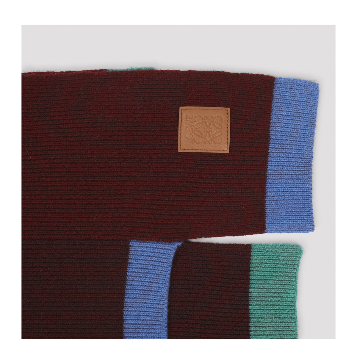 MAYFEYR - Loewe - 30X178 Asymmetric Wool Scarf - FSA8S3SK016654