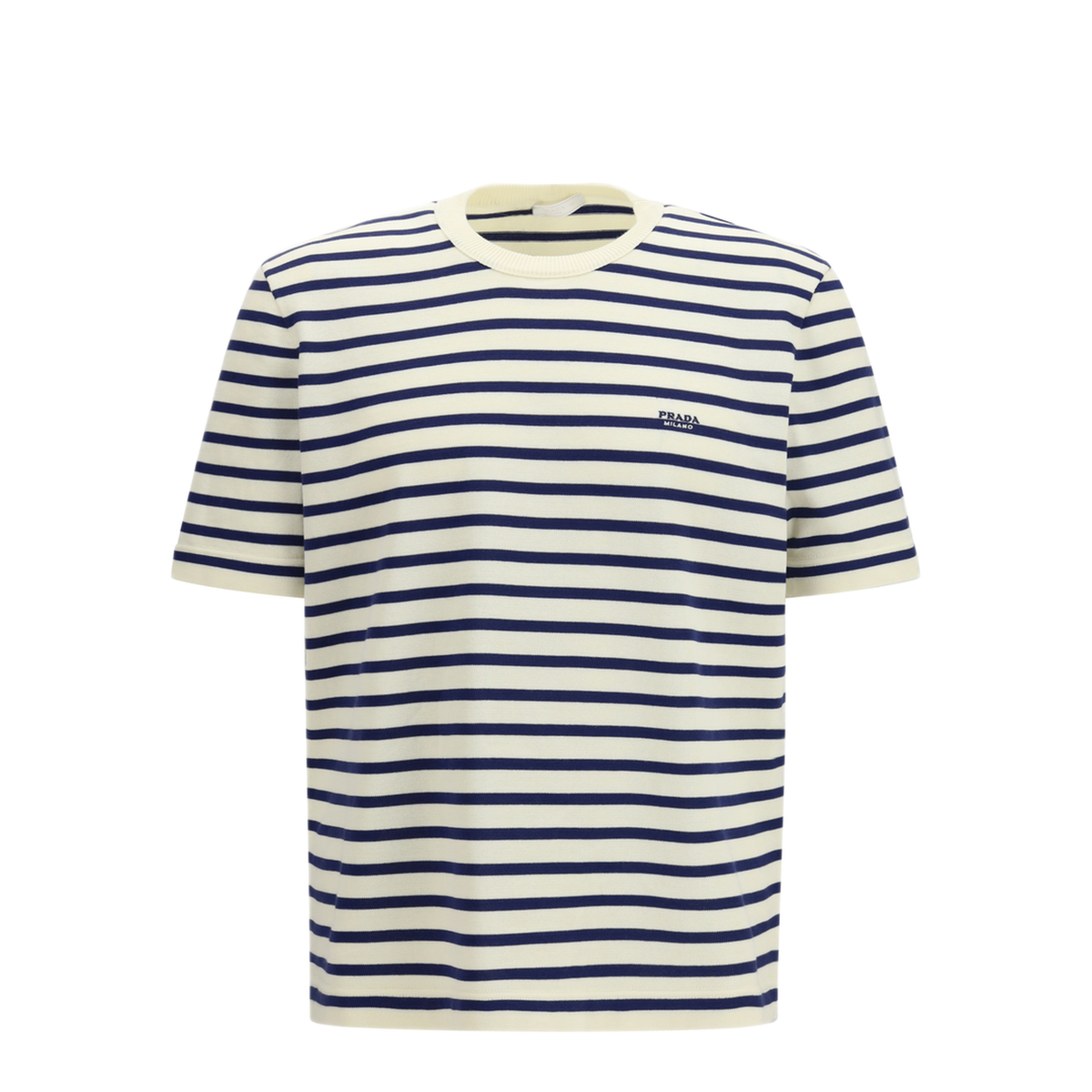 MAYFEYR - Prada - Short Sleeve Cotton Sweater - UMF260SOOO188XF0018