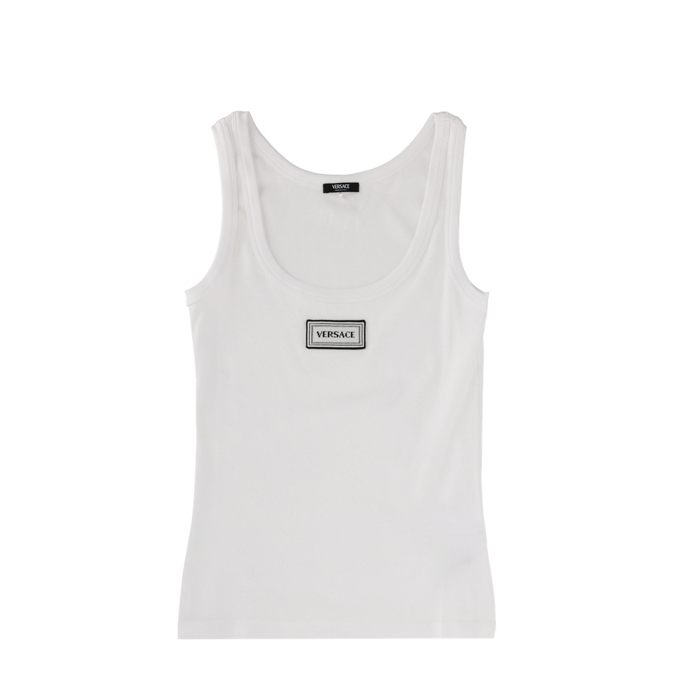 90s Vintage Logo Tank Top White
