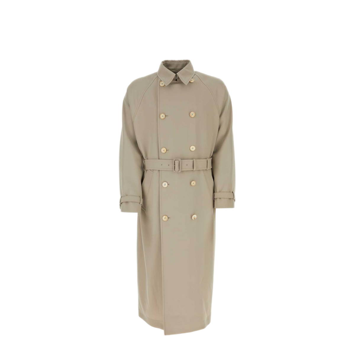MAYFEYR - Prada - Cappuccino Gabardine Trench Coat - SGC473SOOO11A6F0065