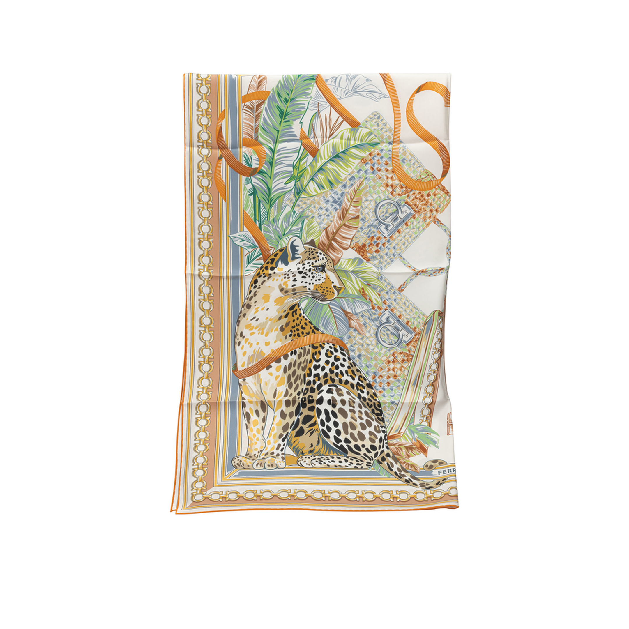 MAYFEYR - Ferragamo - Feline Silk Scarf - 0795092