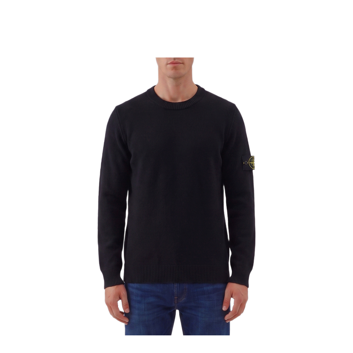 MAYFEYR - Stone Island - Black Crewneck Sweater - L2S155100072S00A3V0029