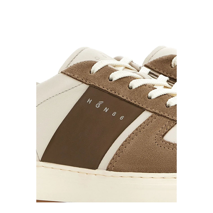 MAYFEYR - Hogan - H-Tv Suede And Nappa Leather Sneakers - HXM6680FL30UHC