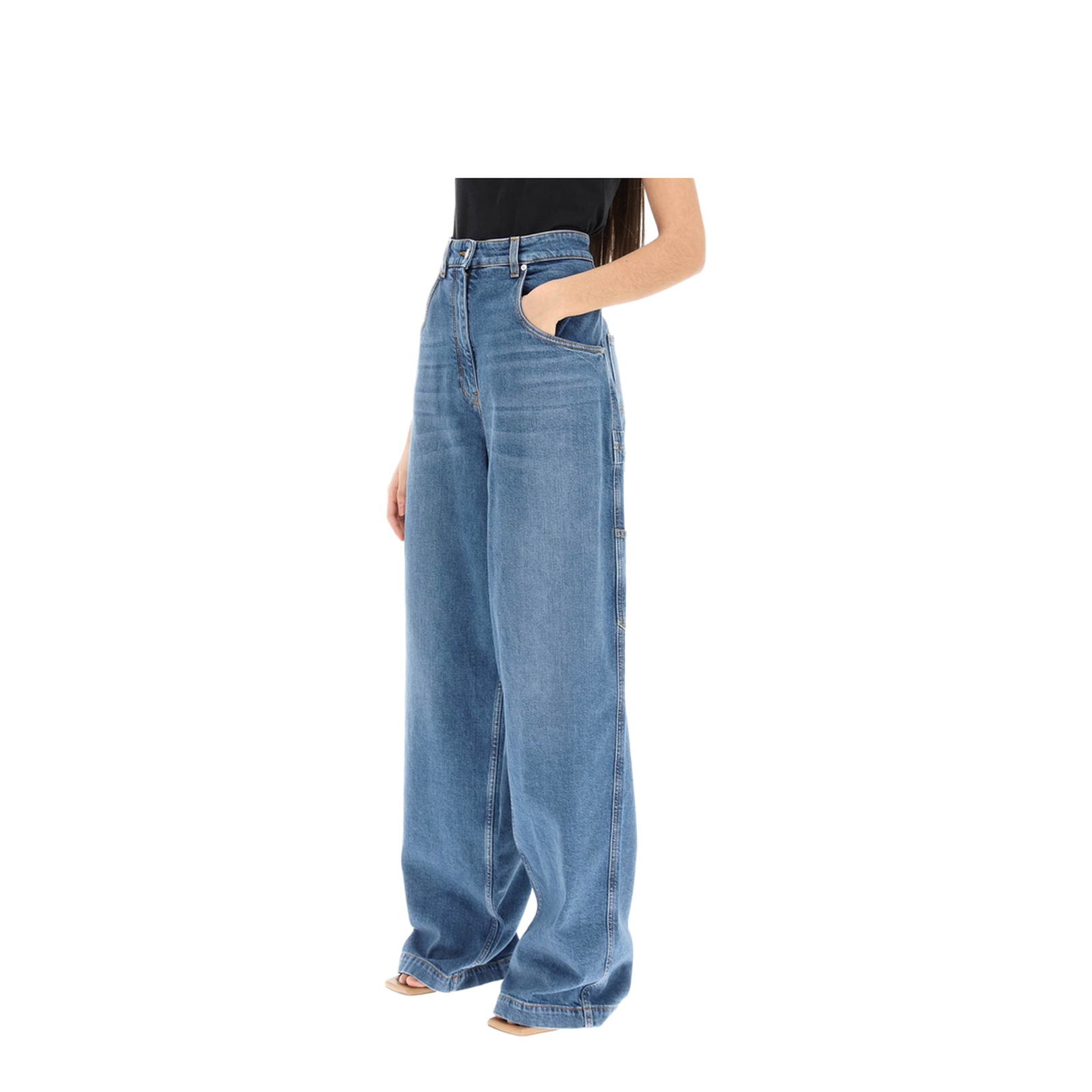 Wide-leg Jeans