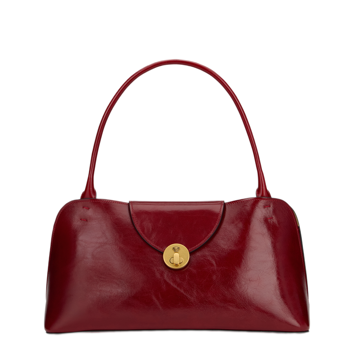 MAYFEYR - Versace - Bosa Shoulder Vivian Medium In Glossy Leather - 10234561A174281RE5J