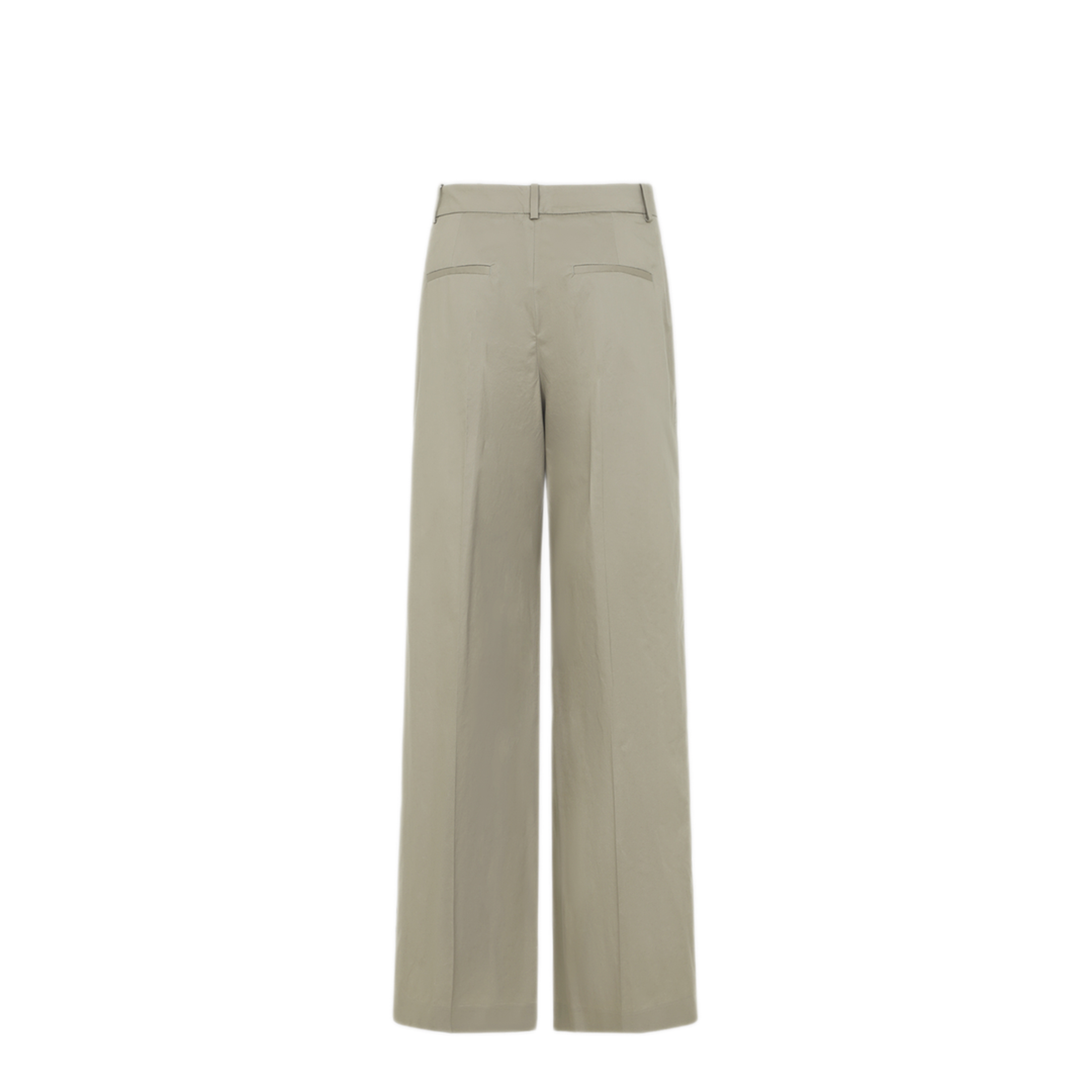 MAYFEYR - PESERICO - Green Cotton Pants - A0468301979136