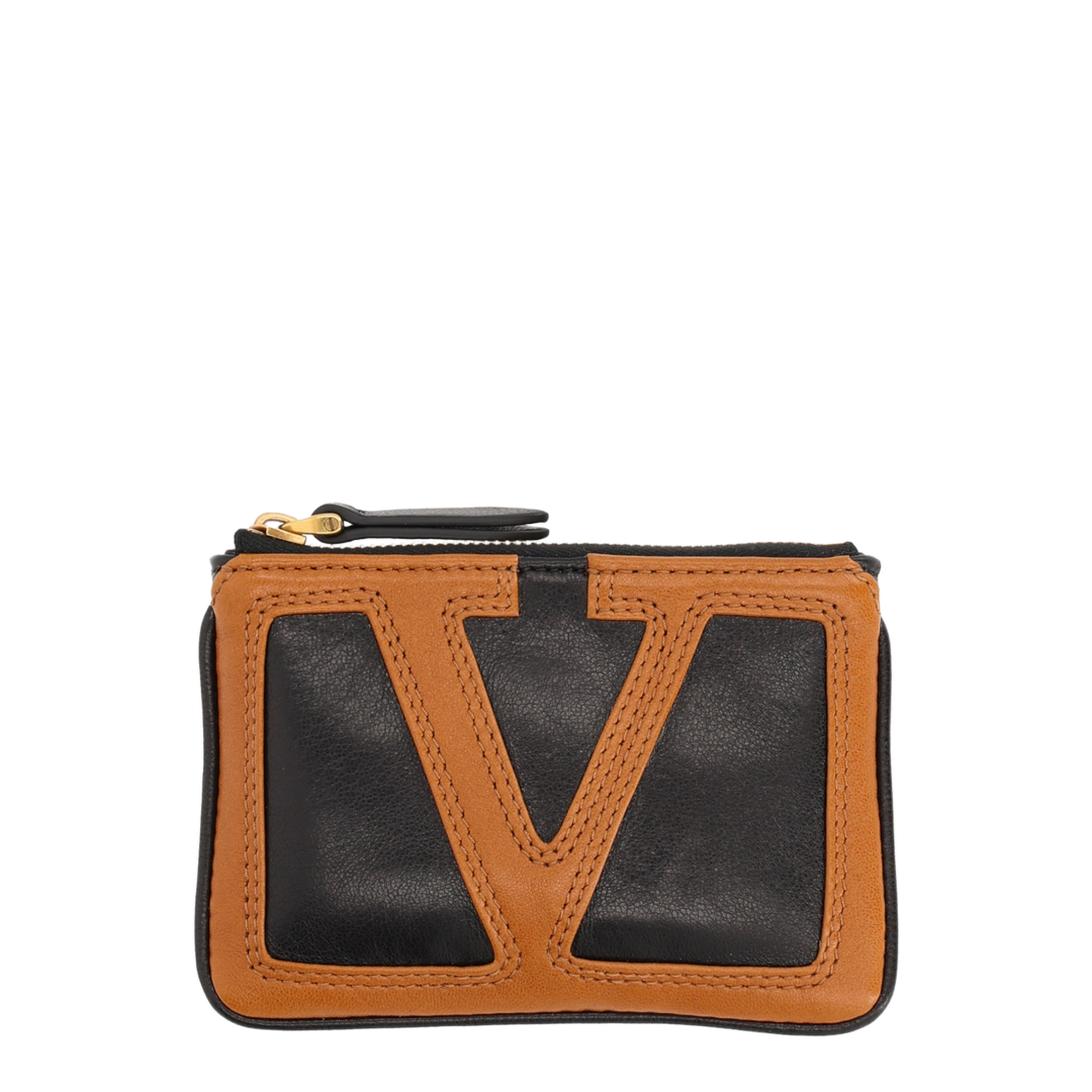 Viva Superstar Leather Key Ring Black