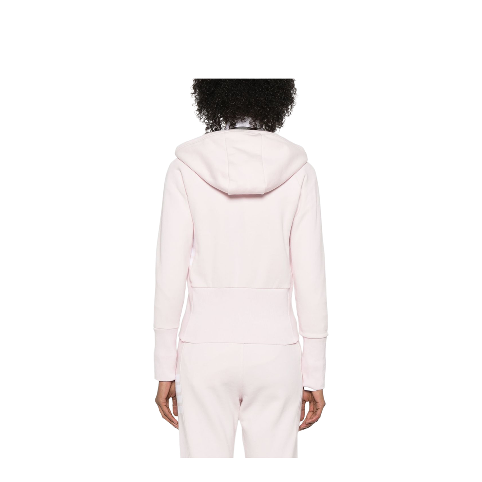 Solid Loopback 4-Bar Zip Up Hoodie
