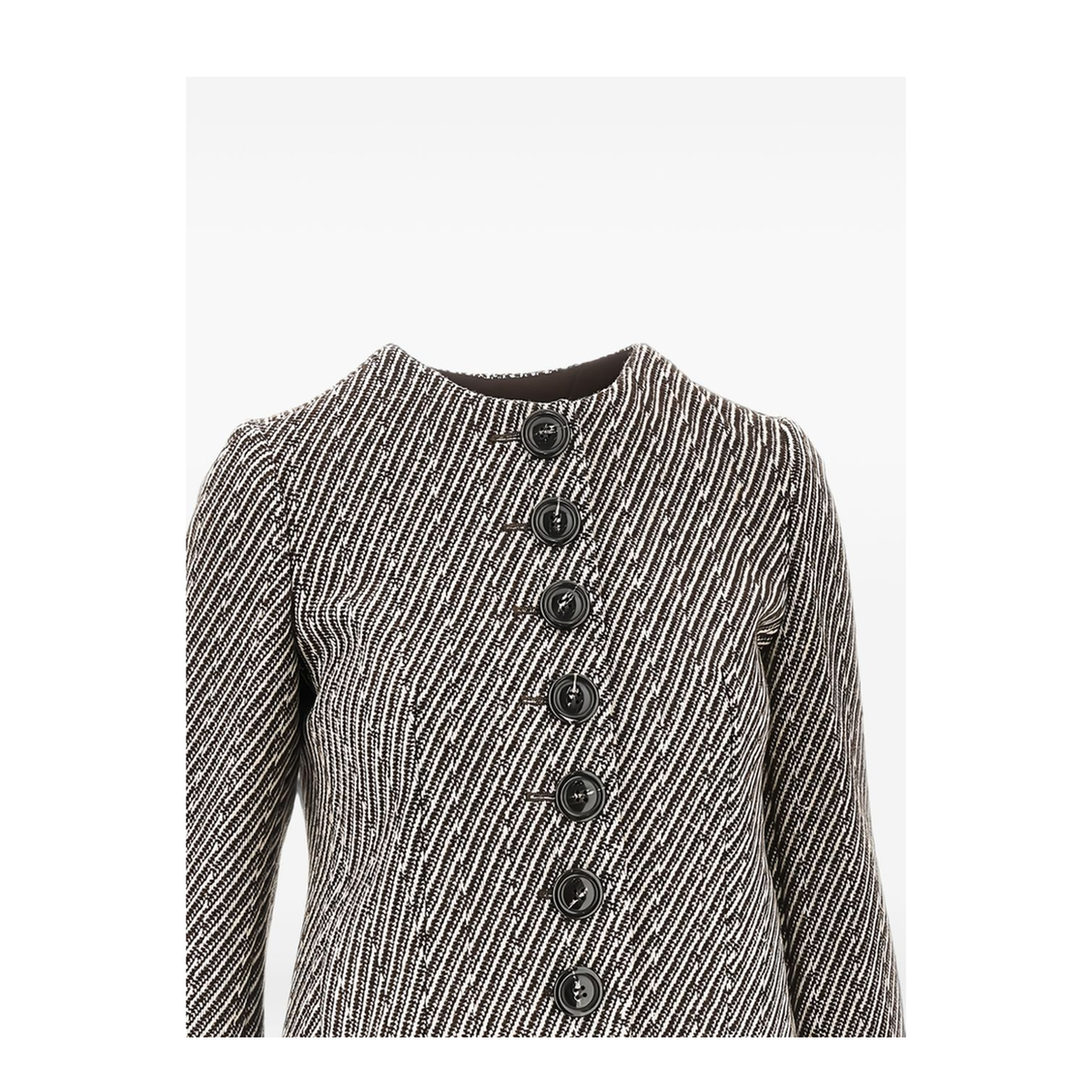 MAYFEYR - Emporio Armani - Brown Wool Blend Blazer Jacket - EW004243AF24400F6248