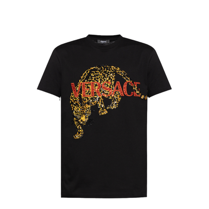 Embroidered Leopard T-Shirt