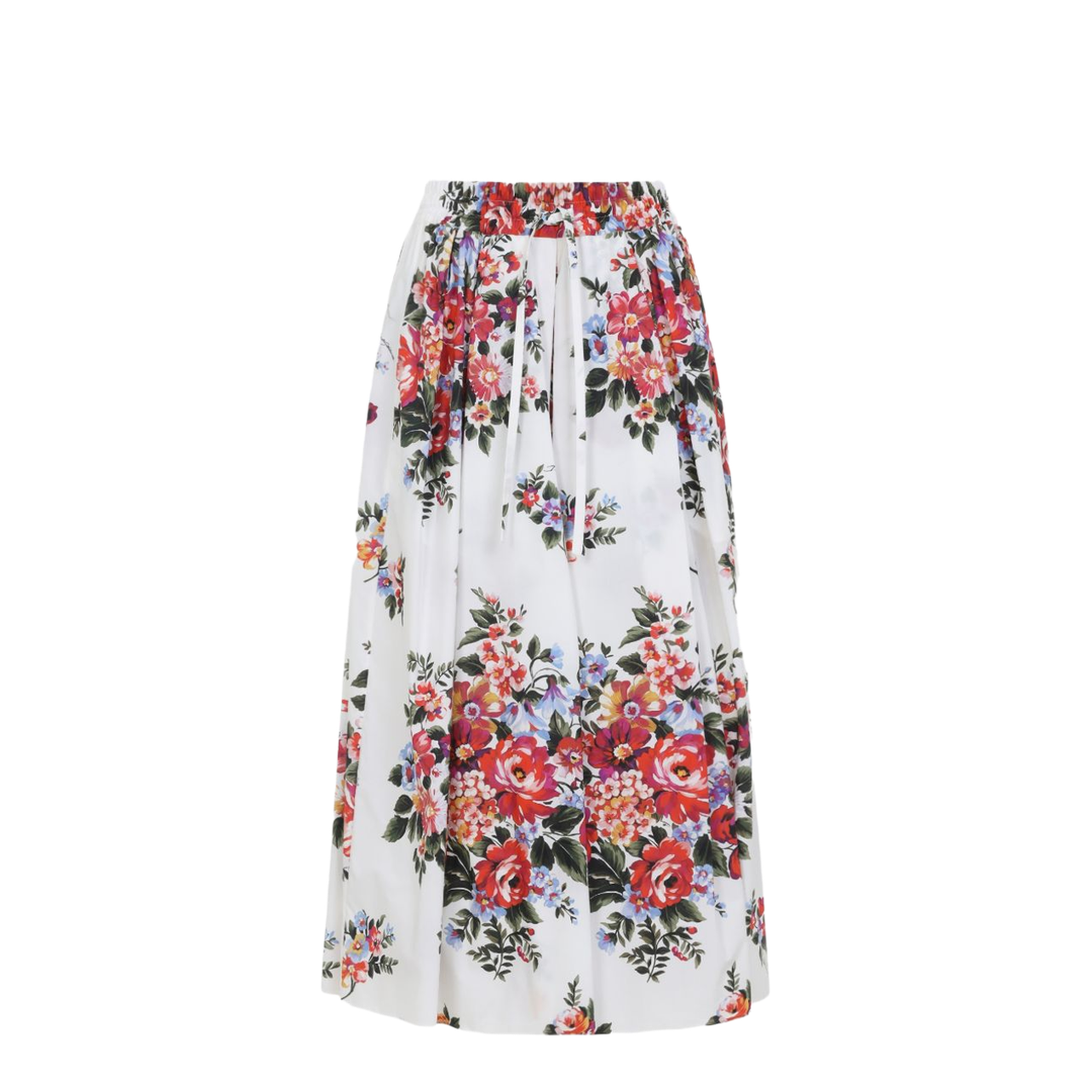 Long Skirt with a Floral Print