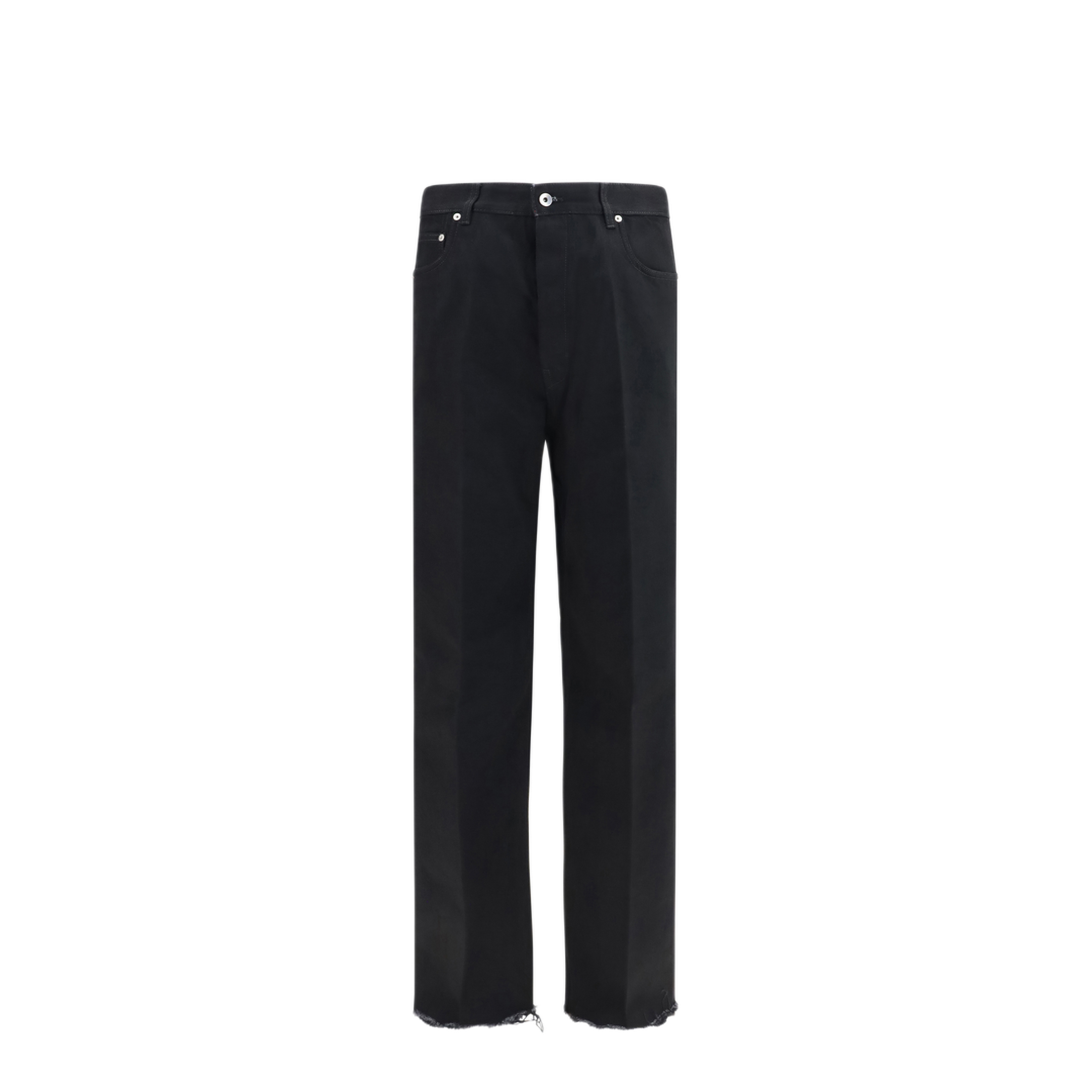 MAYFEYR - Rick Owens - Frayed Hem Cotton Jeans - RR02F4333