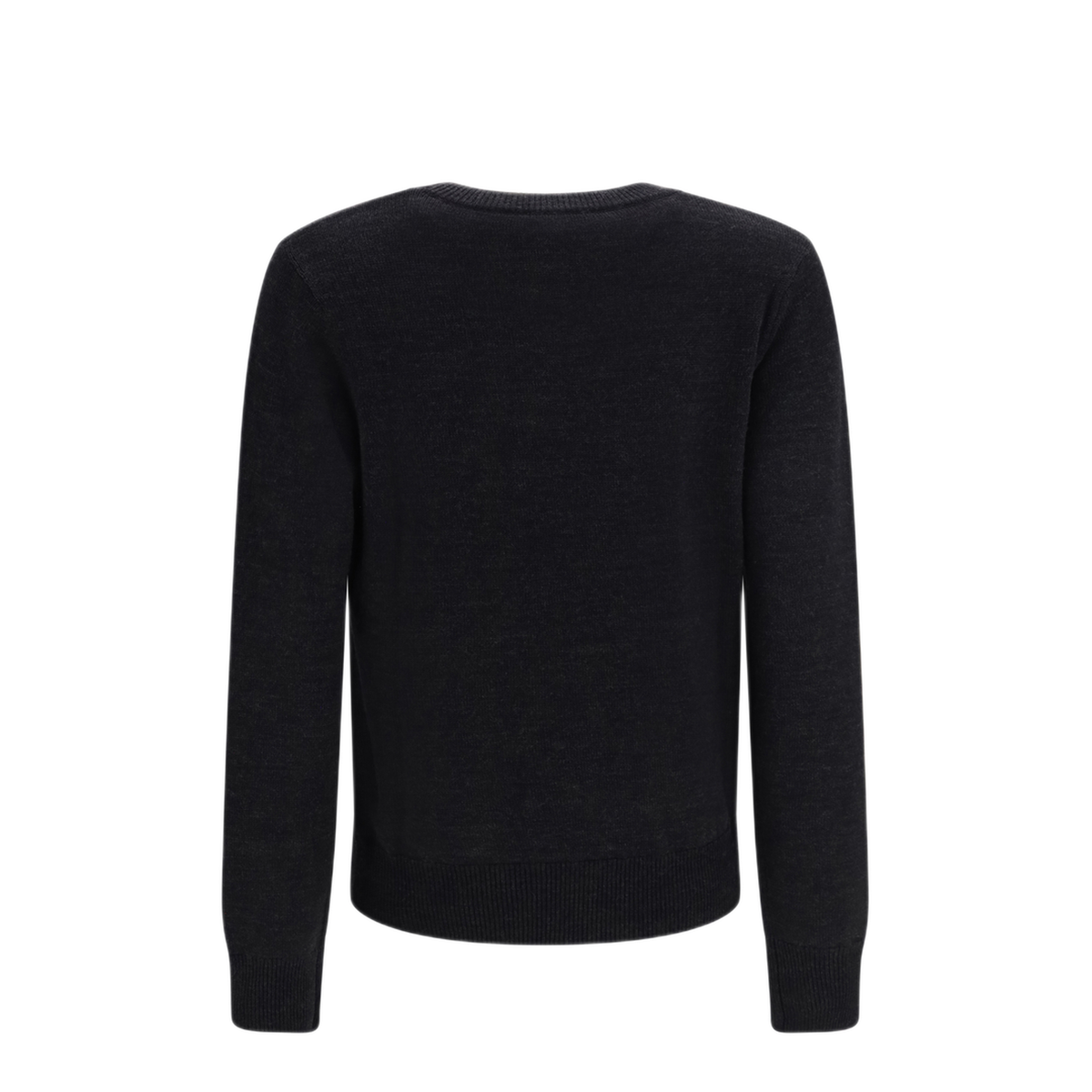 MAYFEYR - Ganni - Wool Sweater With Crochet Flower - A1150088252