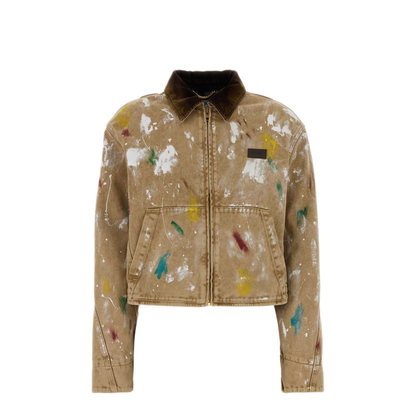 MAYFEYR - Moschino - Camel Cotton Jacket - A051405402466