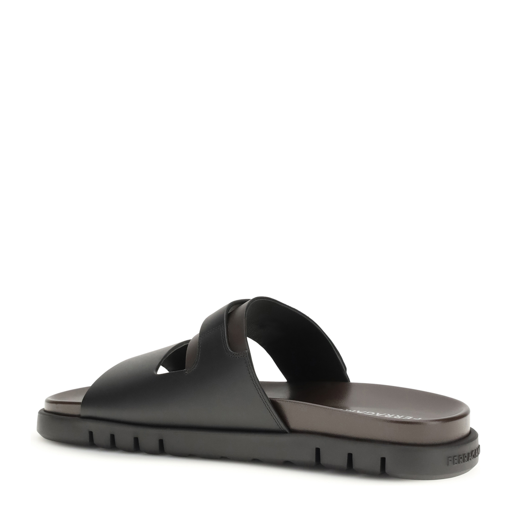 MAYFEYR - Ferragamo - Double-Strap Leather Sandals - 789256