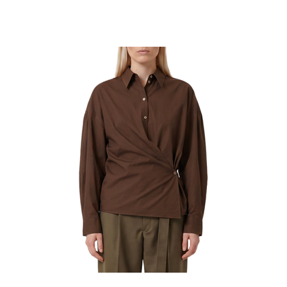 MAYFEYR - Lemaire - Straight Collar Twisted Shirt - SH1141LF1500BR477